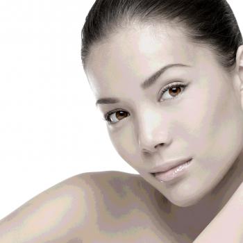 beautiful woman colour